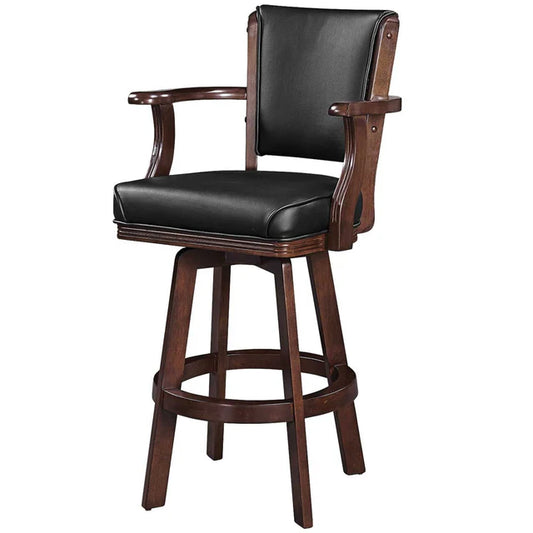 RAM SWIVEL BAR STOOL WITH ARM RESTS
