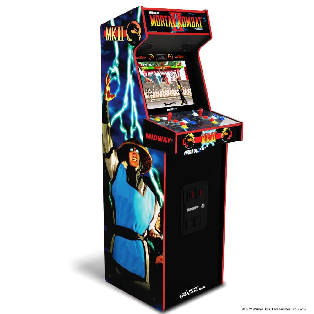 Deluxe Arcade Cabinet Mortal Kombat II, 14 Classic Games, Including 4 Different Mortal Kombat Versions