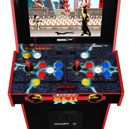 Deluxe Arcade Cabinet Mortal Kombat II, 14 Classic Games, Including 4 Different Mortal Kombat Versions