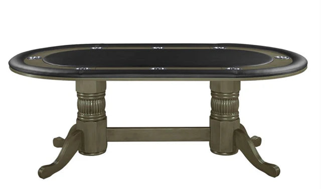 84" TEXAS HOLD'EM POKER TABLE WITH DINING TOP2749