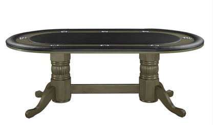 84" TEXAS HOLD'EM POKER TABLE WITH DINING TOP2749