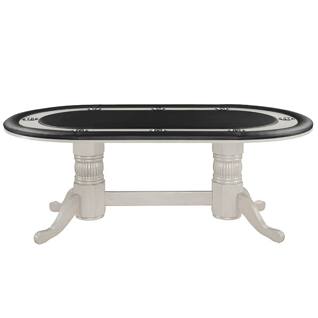 84" TEXAS HOLD'EM POKER TABLE WITH DINING TOP2749