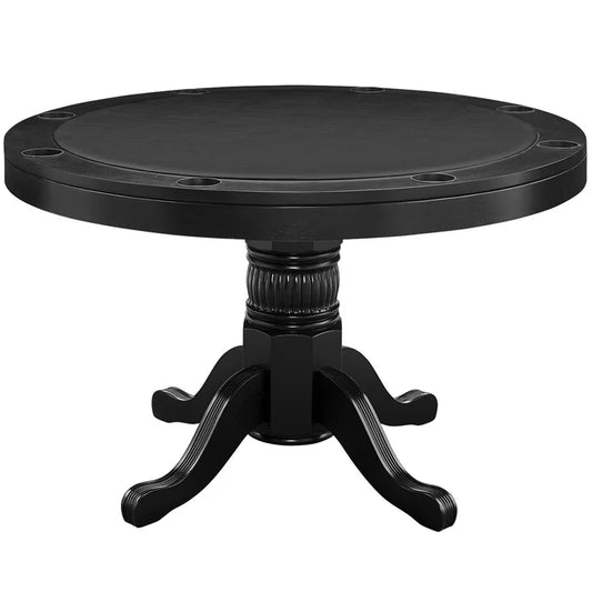 48" ROUND 2-IN-1 CONVERTABLE CASINO TABLE