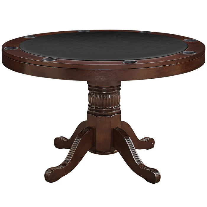48" ROUND 2-IN-1 CONVERTABLE CASINO TABLE