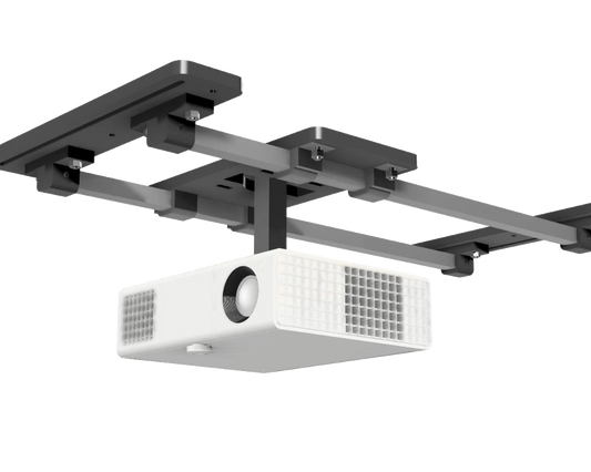 ADJUSTABLE SLIDING PROJECTOR MOUNT (24" SPAN, 13" SLIDE)